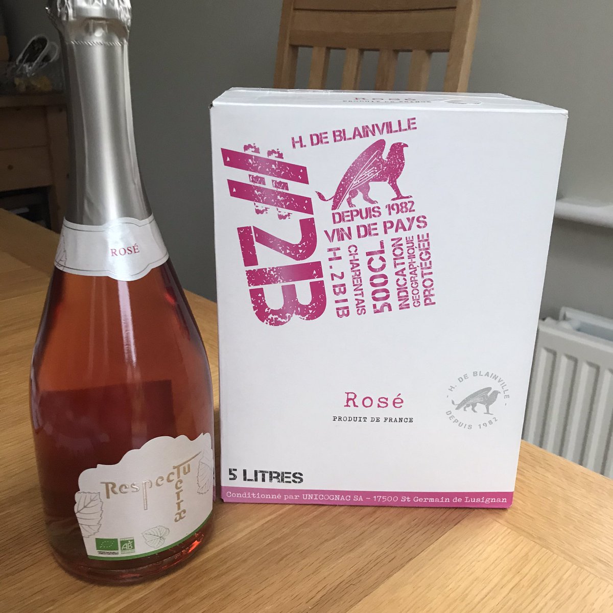 Missed our holiday to France this year - taken delivery of essential supplies today from the local cave - should see me through my few days off 🥂🍷🇫🇷@UHLfox