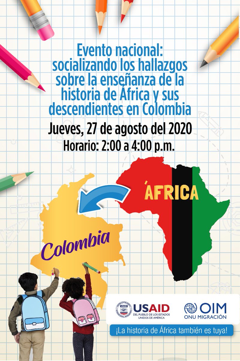 El Ministerio de Cultura los invita a participar del encuentro "Socializando los hallazgos sobre la enseñanza de la historia de África y sus descendientes".
Atentos hoy a las 2:00 p.m. en el siguiente link
shorturl.at/eg356.