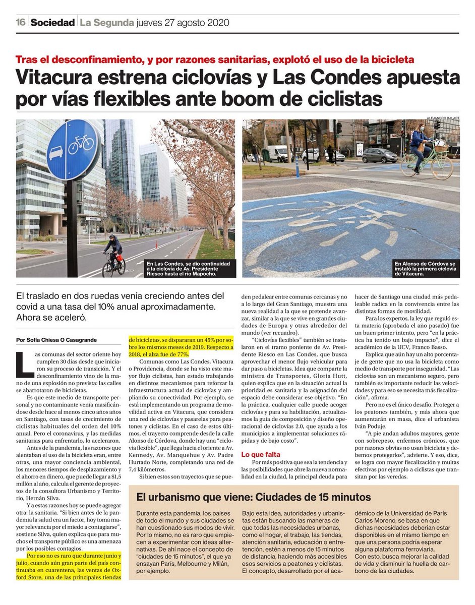 Los mismos que han menospreciado permanentemente a los promotores del ciclismo urbano como una alternativa real de movilidad y modernidad, hoy deben rendirse ante la evidencia: