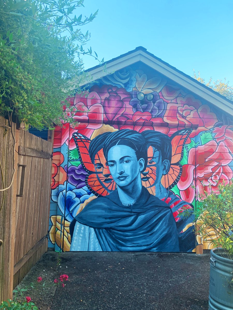 Maybe you need a pick-me-up today? I have a story for you. And it has to do with the mural of Frida Kahlo painted on our garage. We live two blocks from a bilingual daycare center. They’ve recently resumed care and once again the kids and their teachers are out for daily walks...