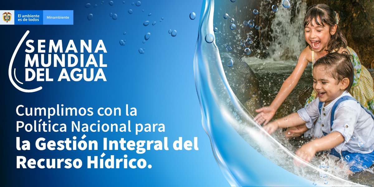 MinAmbienteCo's tweet photo. #SemanaMundialDelAgua | Desde el Gobierno Nacional desarrollamos estrategias encaminadas al conocimiento, planificación y conservación de los ecosistemas y los procesos hidrobiológicos de los cuales depende la oferta hídrica en #Colombia. https://t.co/WQKSKAOCwP