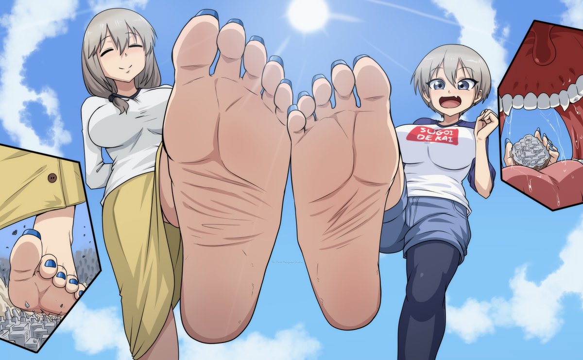 Feet giantess