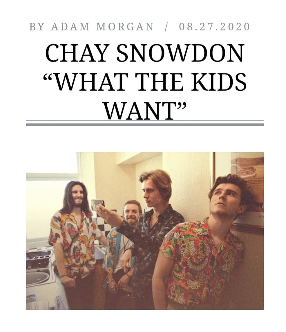 Chay Snowdon tweet media