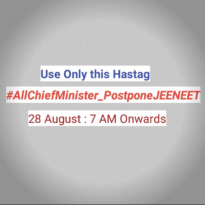 bhumika__khera's tweet photo. We've got a target to be achieved tomorrow guys.
Gear up!!!!
And yeah mark this, you should use the tag given in the picture only to make it to the trending panel.
#AntiStudentNarendraMod #neetJEE2020 #AntiStudentNarendraModiExamination https://t.co/Vld3vEBf4N