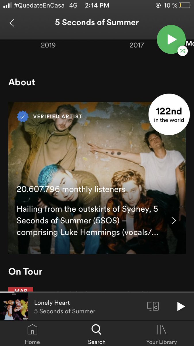 sooyalftv's tweet image. 5sos acaba de subir un puesto en lo de los más oídos del mundo, se que no es mucho pero me pone feliz ver que estamos haciendo progreso 
#5SOSRedTeam #5MonthsofCALM #CALMPromoComp #STREAMREDDESERT #REDSOSHASTEETH  #KILLMYTIMEONSPOTIFY
