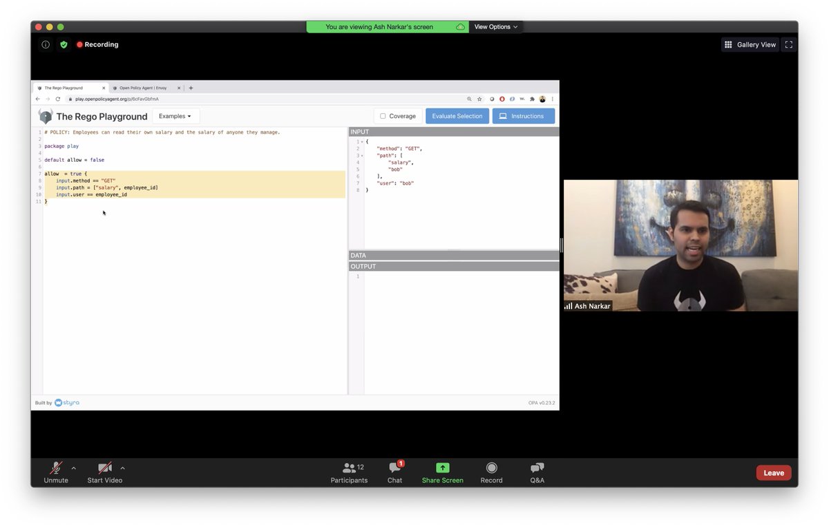 styrainc's tweet image. Who loves live coding?  🙋‍♀️🙋‍♂️🙋

#CloudNatives
#openpolicyagent