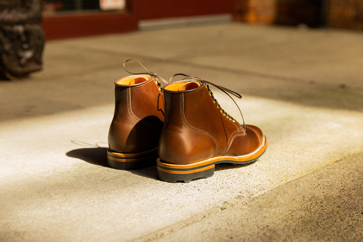 Viberg natural store shell cordovan