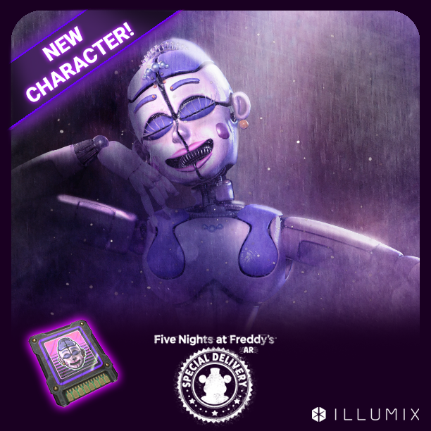 FNAFAROfficial's tweet photo. Without further ado--
Our featured performer Ballora is here 🩰! 
Her performance is one to fear 😱 
Step right up to see her...if you dare...

#FNAF #FNAFAR #SpecialDelivery #Illumix #AR #digitalart #gameart #newcharacter #Ballora #CPU #featuredperformer #doyoudare #steprightup https://t.co/D9yC0OYgi6