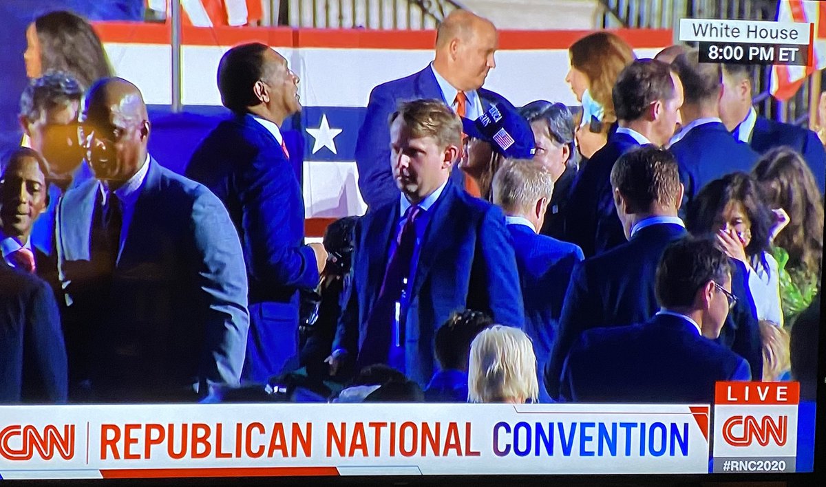 Darryl Strawberry is at the White House for Trump’s speech tonight. @cnn <a href="/AC360/">Anderson Cooper 360°</a>