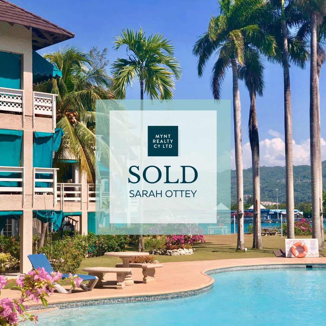 SarahOttey's tweet photo. ✨SOLD✨ 
Just closed the sale of this 2 bedroom Bay Pointe apartment in Freeport, Montego Bay. Congrats to the new homeowners... What a great way to start the weekend!🔑🥂 https://t.co/1M89sA8igr