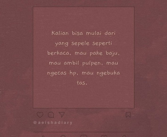 akugakgoblokya's tweet photo. CARA MENGUBAH LELAH MENJADI LILAH✨ https://t.co/hrhsgX4IDw