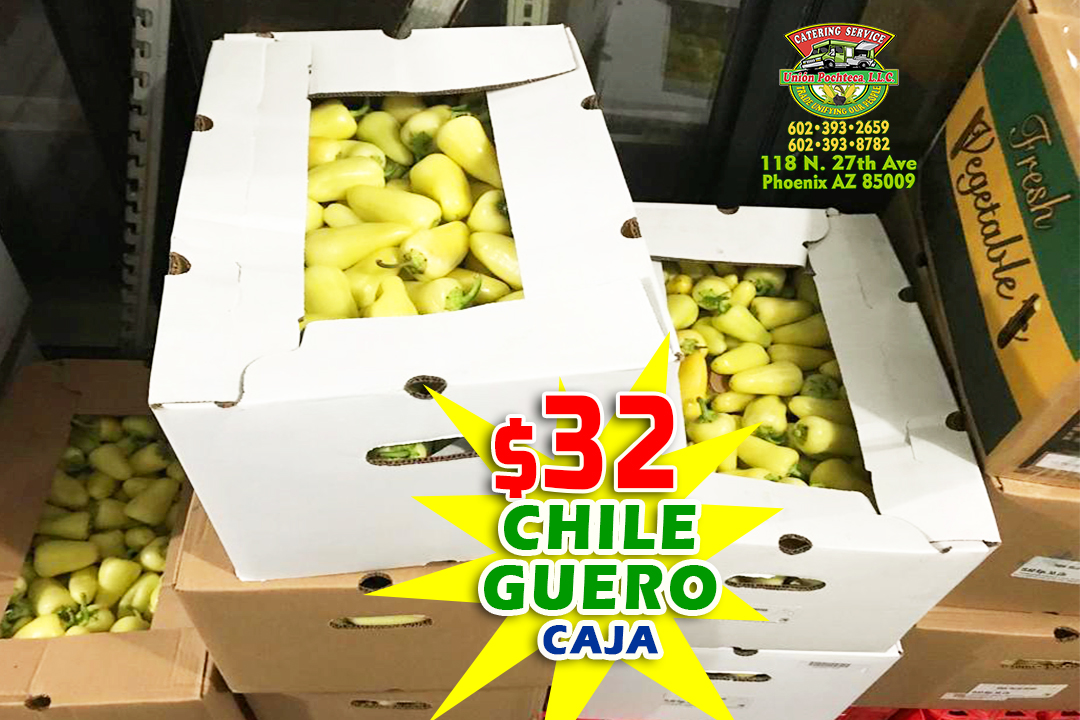 UnionPochteca's tweet photo. $32  CAJA CHILE GUERO🌶️🌶️🌶️
**SE VENDE POR CAJA
#UnionPochteca #FoodTruck #SmallBusiness #RestaurantPhoenix #FastFoodPhoenix #StreetFood #FoodInWheels #FRESHPRODUCE https://t.co/sDj9195AZ0