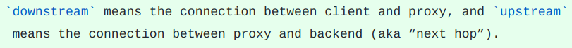 mattklein123's tweet photo. Whenever I see the proper definition of downstream/upstream in a spec (in this case the proxy WASM ABI), it warms my ❤️ that I have helped set the industry straight on this important technical nomenclature. 🙏 https://t.co/bHqdftKGMK