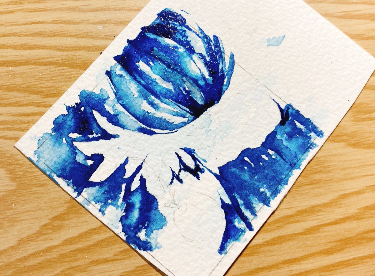 #このタグを見た人はラフ画とその完成絵を見せる
ミニ原画の。 