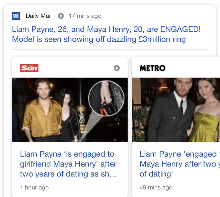 Maya met Liam at 15 y/o at a meet and greet, 5 years later they’re engaged. Talk about living the life of y/n