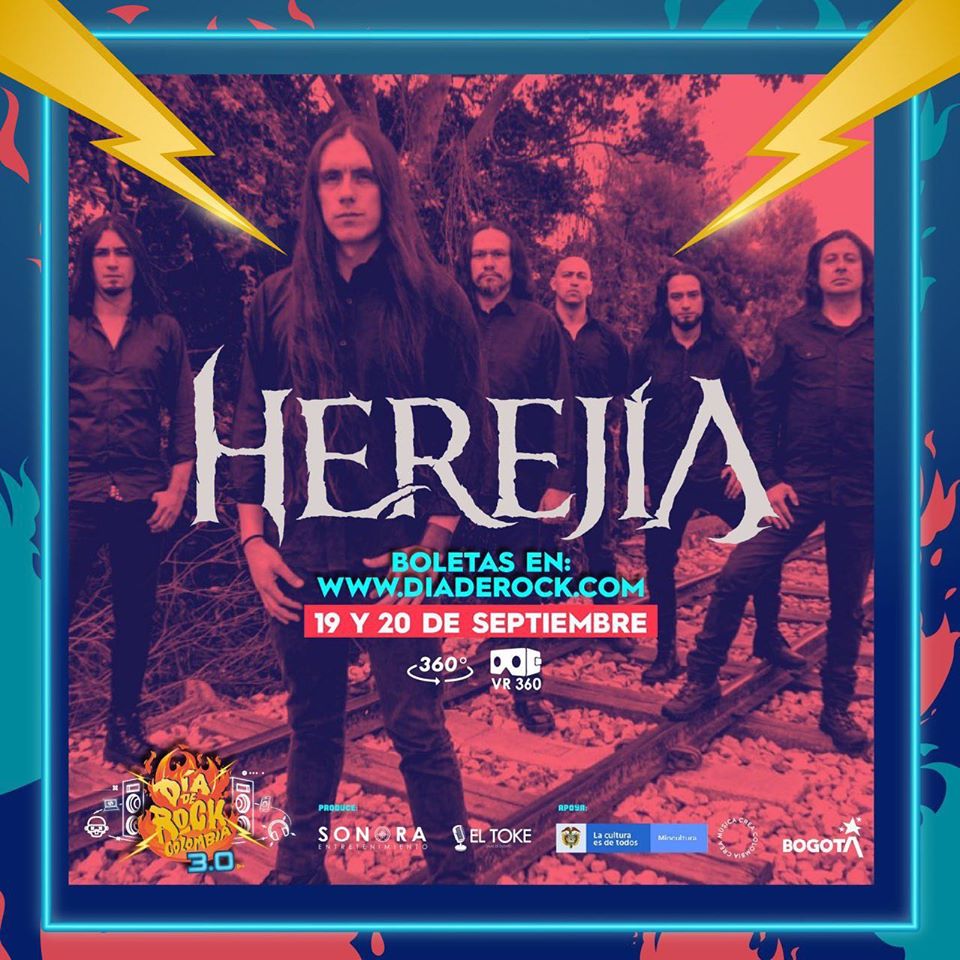 Muy emocionados de ser parte de este cartel diaderockcol el primer festival de realidad virtual en Latinoamérica  sólo podemos decir #elrockesnuestro hasta en realidad virtual, Preparaense para el 2d, 360 y RV del metal extremo. Tickets en diaderock.com