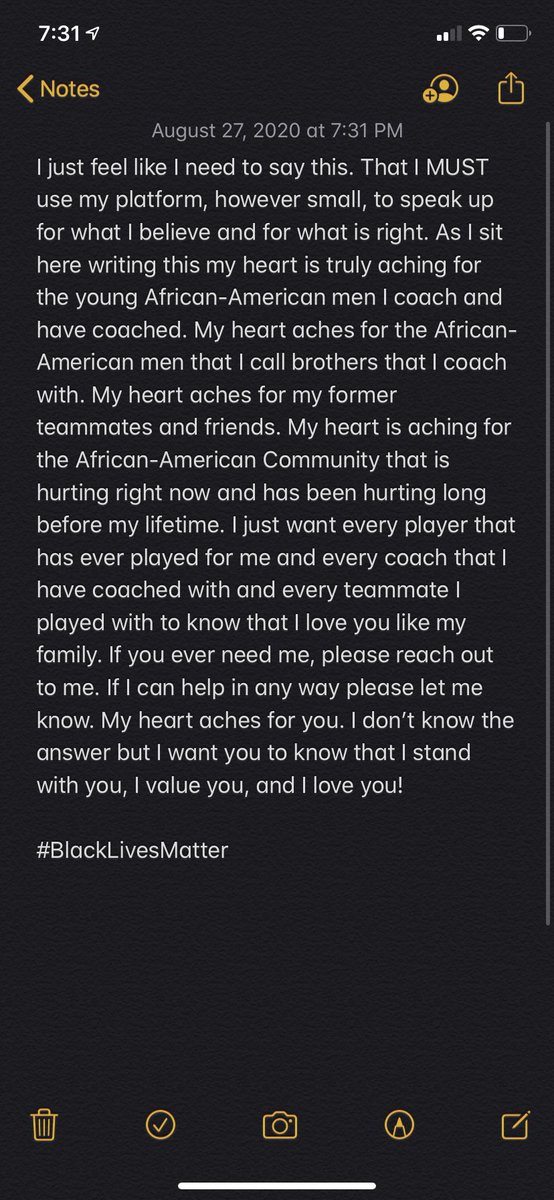 CoachPPrice's tweet image. As a coach my heart is aching for my players. More than anything as a human being my heart is aching for the African-American Community. I stand with my players, coaches, friends, and the African-American Community! #BlackLivesMatter
