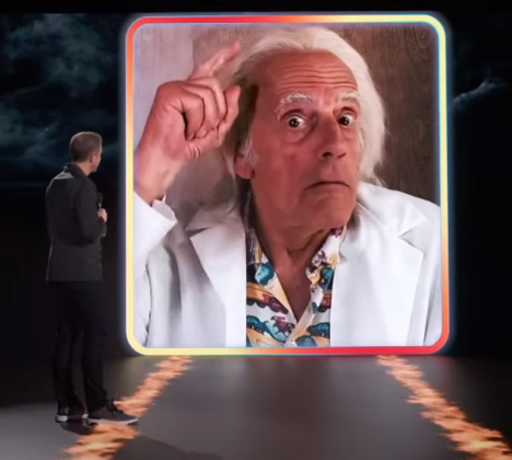 Demaeter's tweet photo. De las cosas mas tristes ver al Doc Brown después de tantos años ¿Para que? Para promocionar algo como Surgeon Simulator 2. #BigOofs https://t.co/AkqGXXC25q