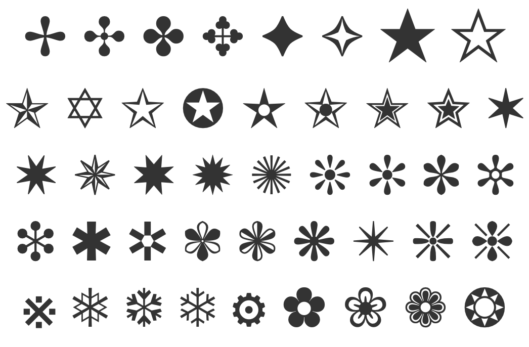 X 上的Emoji ⭐：「Copy and paste star symbols