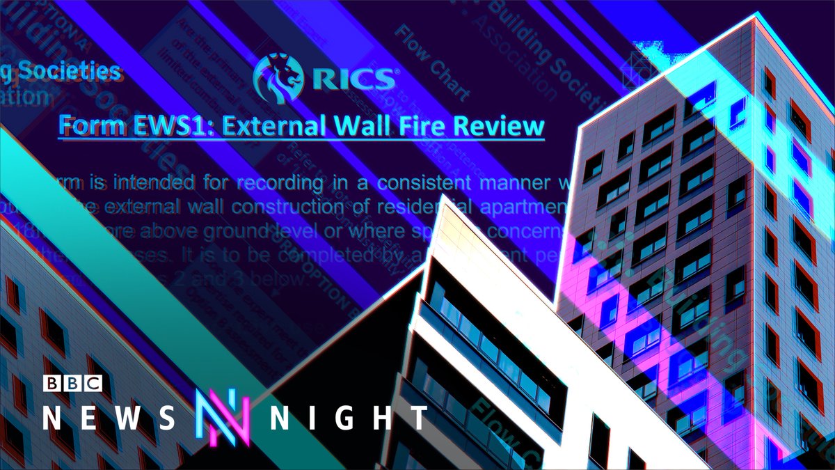 BBCNewsnight's tweet photo. TONIGHT: New regulations brought in after the Grenfell tragedy require safety checks for thousands of buildings with cladding.
 
Many of those who live inside are now struggling to sell their homes until they’re certified as safe.
 
Richard Watson reports at 22.45.
 
#Newsnight https://t.co/MVxX3twKxs