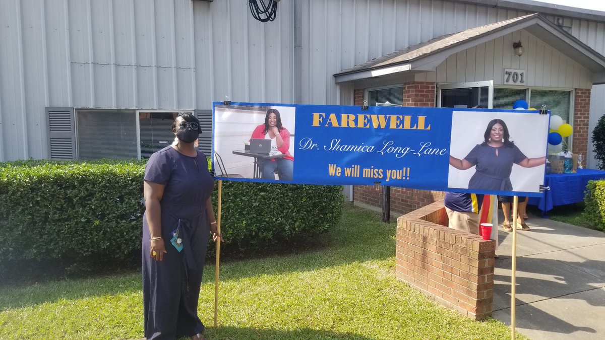 Congratulations to Dr. Shamica Long-Lane!  <a href="/shamicaeducates/">Shamica Educates</a>  We will certainly miss you, but we're soooooo proud of you!!!! #allinforlearning #headedtoecsu