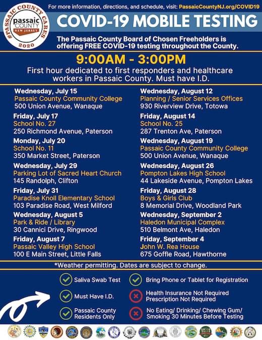 WPBGClub's tweet photo. Free COVID testing will be held at the WP Boys &amp; Girls Club, 8 Memorial Dr. tomorrow, Friday, Aug. 28, from 9 a.m. to 3 p.m. Bring ID. No health insurance is required. Do not eat, drink, chew gum or smoke 30 minutes before testing. For more info, visit https://t.co/HTE1pZsEDF. https://t.co/OrGHo0eQQq