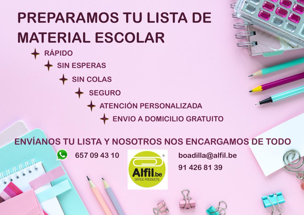 BM_CVE's tweet photo. Nuestro patrocinador @alfilboadilla nos recuerda el servicio de envío y reserva de libros y material escolar con 10% de descuento para los jugadores del club y sus familias 👌Si lo prefieres puedes enviar WhatsApp o MD con tu pedido https://t.co/WfNpzhrgnw
