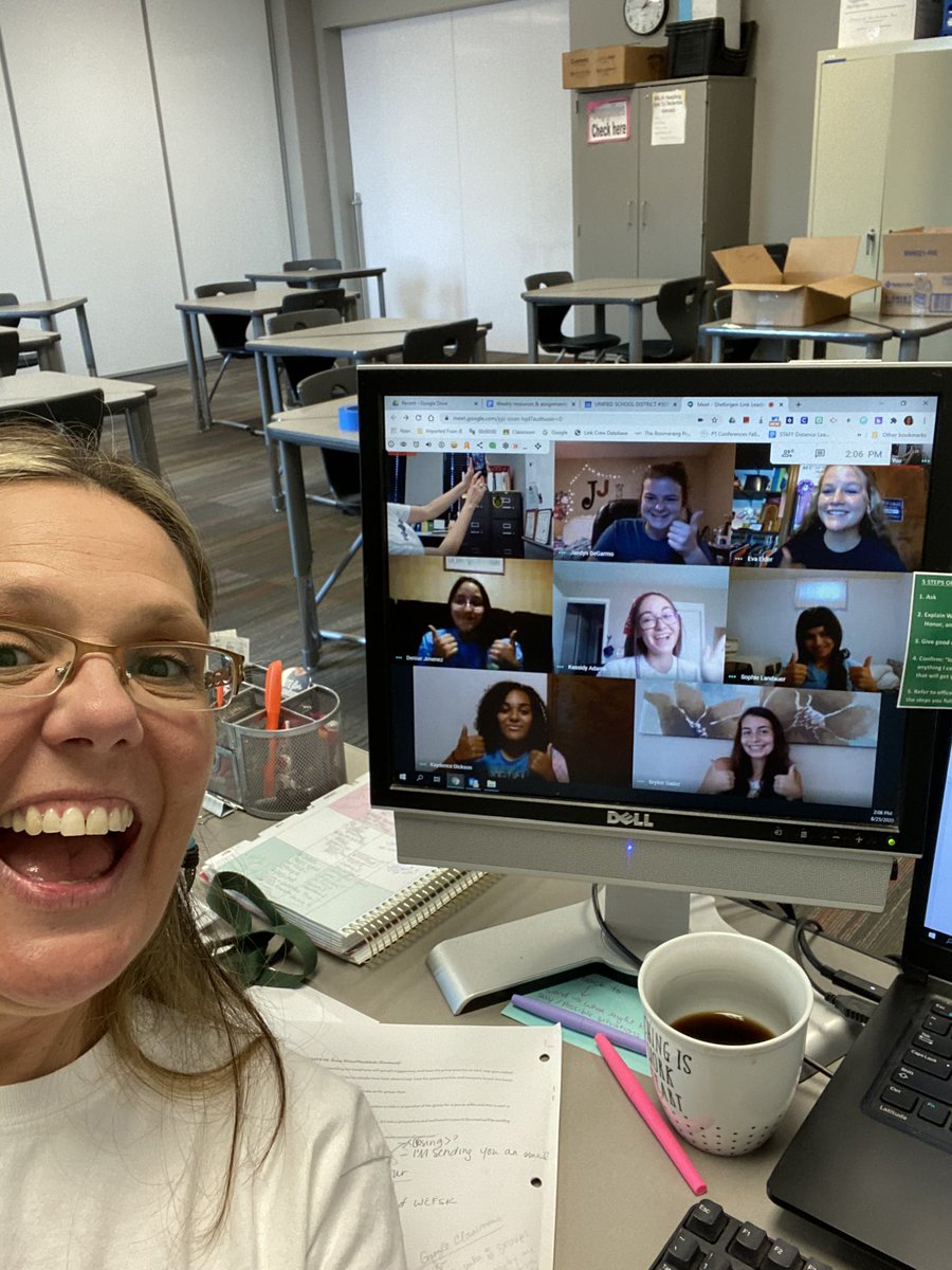 SHSSLinkCrew's tweet photo. South High Link Leaders are ready for ONLINE freshmen orientation tomorrow, Friday Aug.28 at 10 AM. Freshmen can access via Google Classroom! #ItsagreatdaytobeaCougar  #SouthHighProud #Why305 @SouthCougars @BoomerangPrjct @SChrismanSHS1 #GoGreenStayGold https://t.co/YTVZhM33Ex