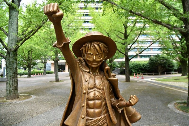 Crunchyroll's tweet photo. NEWS: Luffy Statue Finds the Treasure for Kumamoto, Brings in Billions of Yen in Tourism Money

✨ More: https://t.co/O5aPhxsIvQ https://t.co/wztFdBbOCa