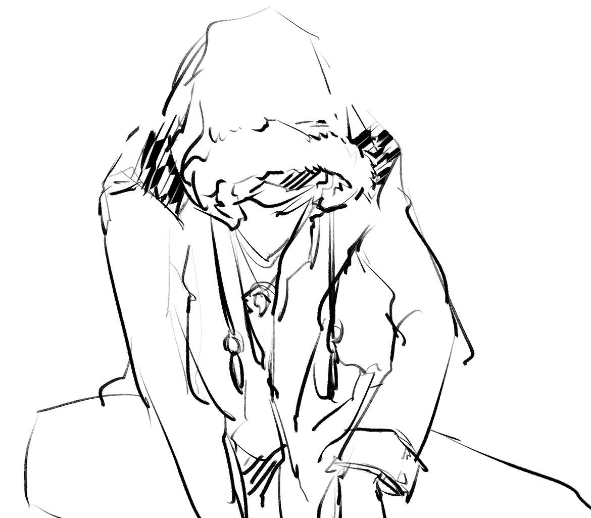 ✌ ?‍♀️ ?? マジで絵を全然描いてないけどそれはそれとして人体で一番顔が描きたくない 