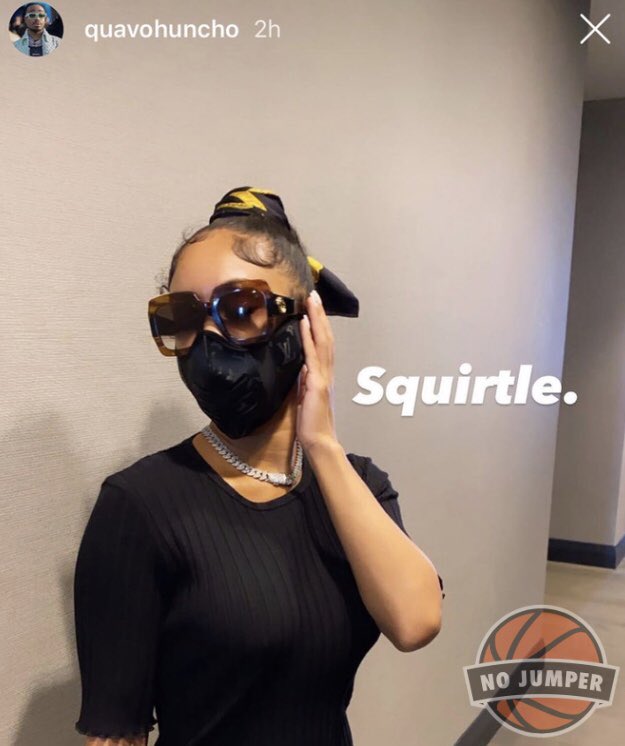nojumper's tweet photo. #quavo gave #saweetie a cute lil nickname😂👀 https://t.co/LFdVOiCkAh