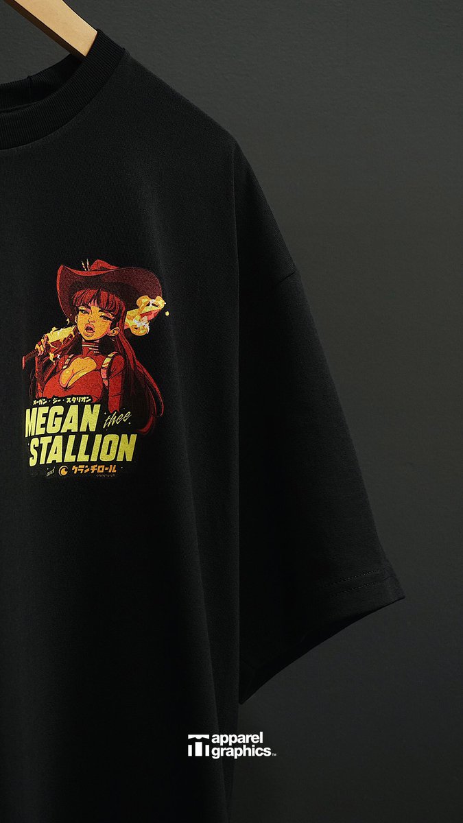 apparelgraphics's tweet image. Thee anime bae. @playCRgames x @theestallion collaboration.
