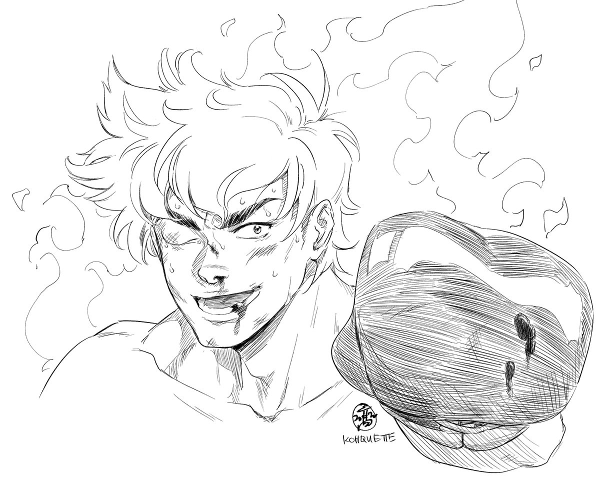 ? the tiger of naniwa!!! ? 
#hajimenoippo #sendoutakeshi 
