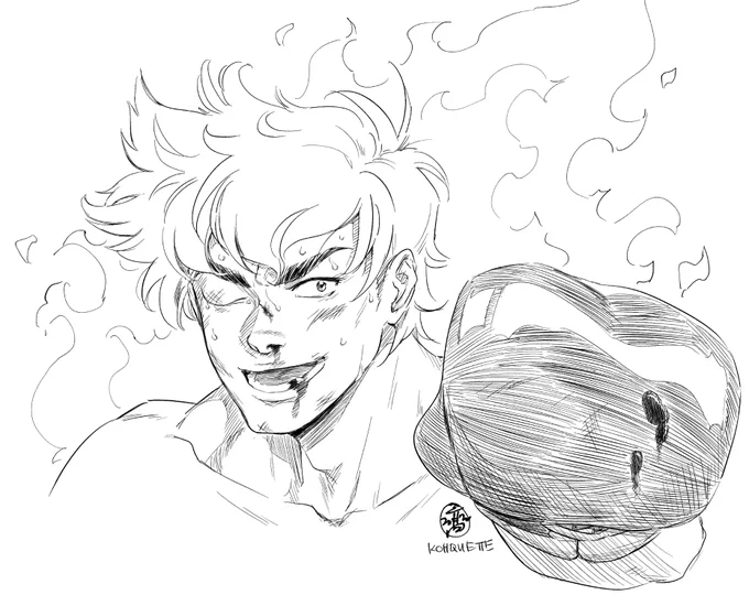 ? the tiger of naniwa!!! ? 
#hajimenoippo #sendoutakeshi 
