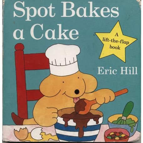 No.19  #LibraryTop50 Eric Hill (1927-2014) was an innovator in lift-the-flap books and was best known for his Spot books, starting with 'Where's Spot?' in 1980. These books are intensely pared down from his much busier '60s mix of Art Nouveau & psychedelia  https://en.wikipedia.org/wiki/Eric_Hill 