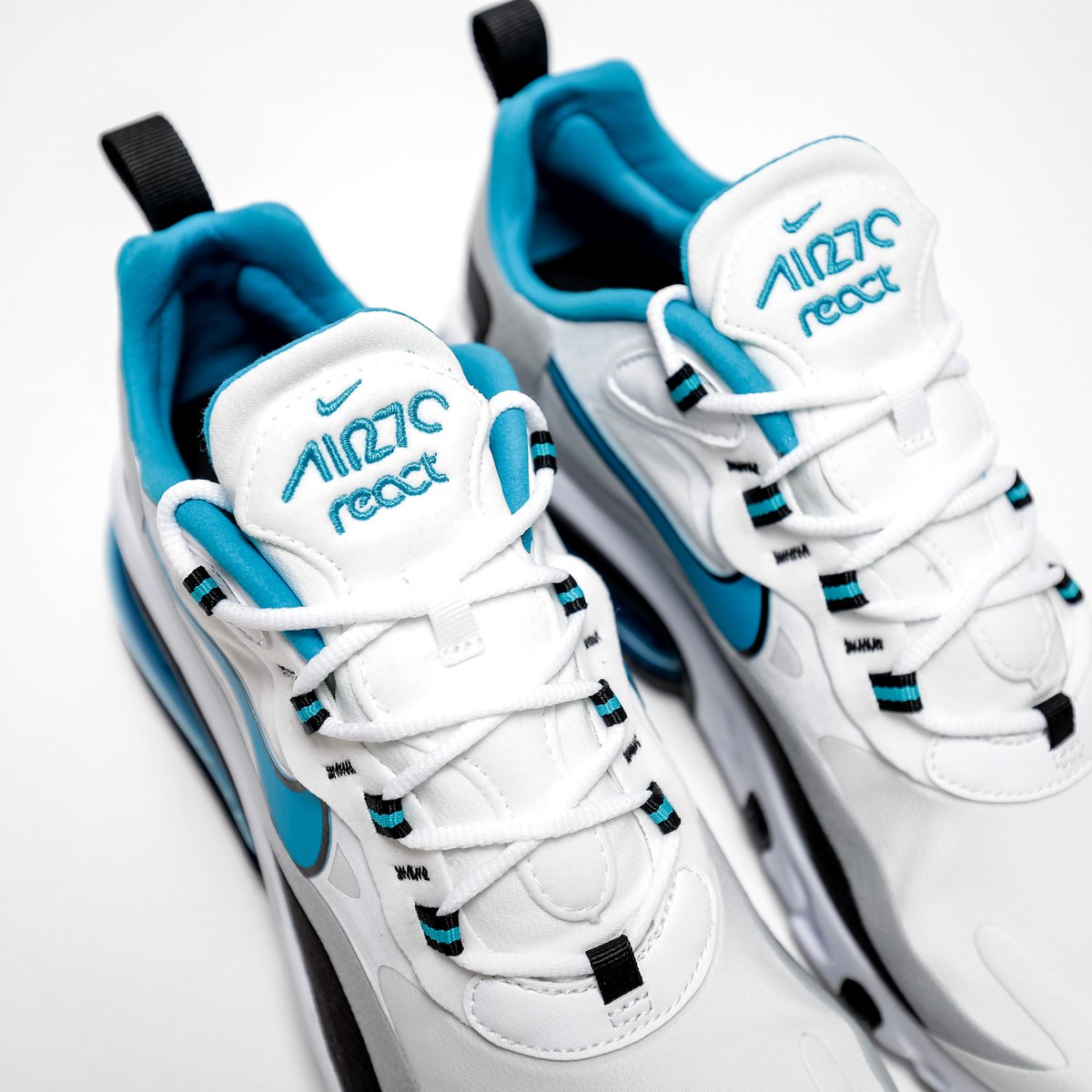 Bait The Nike Air Max 270 React In White Laser Blue Wolf Grey Black Has Arrived At T Co P8a5oru4ta Bait The Nike Air Max 270 React In White Laser Blue Wolf Grey Black Has Arrived At T Co P8a5oru4ta