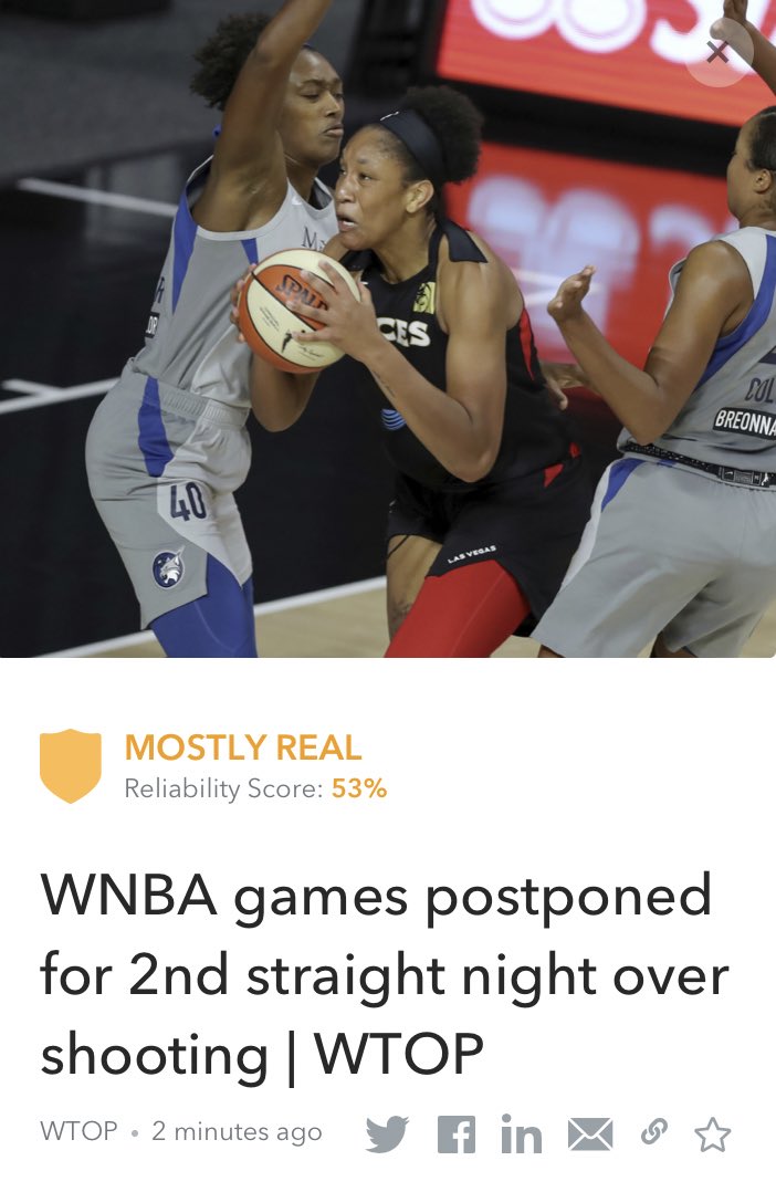 Oigetit_Health's tweet photo. For the second consecutive day, the WNBA postponed three games following the weekend shooting of Jacob Blake.
Read more: https://t.co/HyJ8r0unmV
#WNBAStrike #JacobBlake https://t.co/C0qKuVhc3P