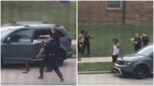 3/5Listen to me, America: These cops are racist to the core and are now protecting a cop who shot a man SEVEN TIMES IN THE BACK in front of this children. #BlacklivesStillMatter