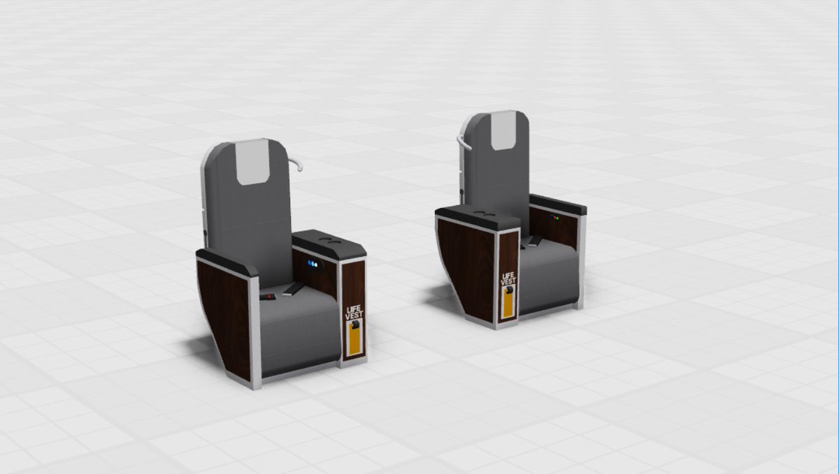 Aerosys On Twitter The Aero Business Seat Pack Seat Is A High Quality Product Made With Csg Technology Including Working Seat Belts Reading Light And A Tray Table It Is Cheap And A Good - roblox how to detect when someone gets in a seat