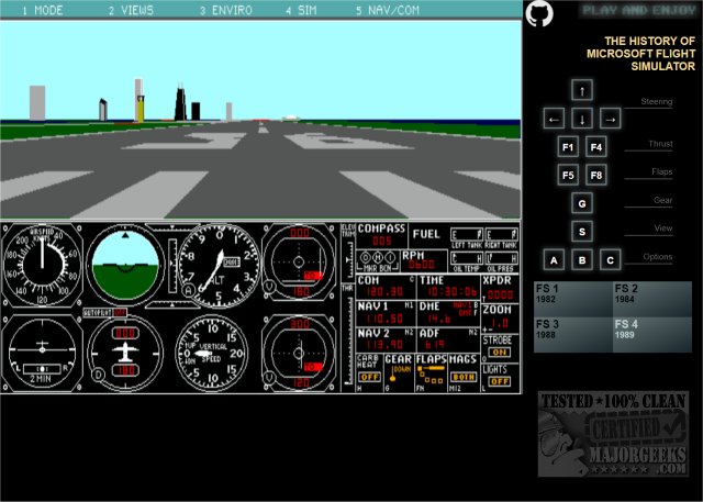 majorgeeks's tweet image. Play Microsoft Flight Simulator 1, 2, 3, and 4 in Your Browser
majorgeeks.com/news/story/pla…

#MSFlightSim #MicrosoftFlightSimulator #FlightSims #FlightSimulator #videogames #indiegame #indiegames #IndieGameDev #RetroGames #retrogaming #retrocomputing