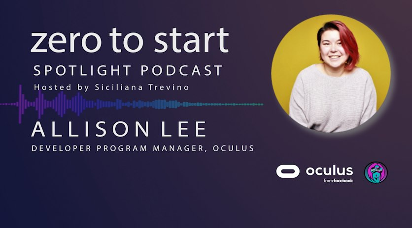 MetaHorizonDevs's tweet photo. .@AvLee_ joins the new Zero to Start Spotlight podcast series from @ar_vr_women to talk VR design, tips for how #VR creators can stay ahead in an ever-changing industry, and more. 

🎧 Listen here: https://t.co/bTI9lpdjFP https://t.co/yeYTm9Vjs4