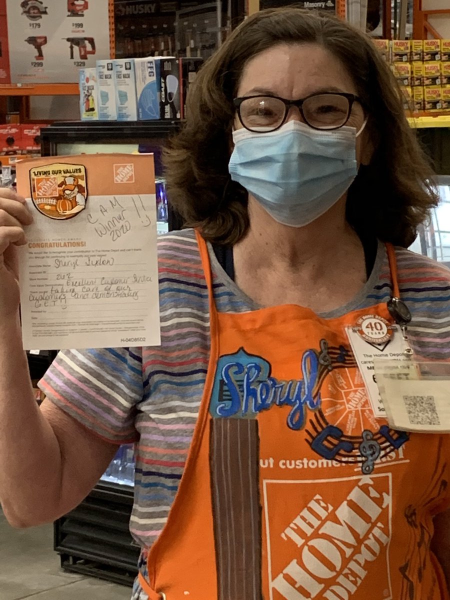 Help me in congratulating Sheryl as our 2020 CAM winner! Sheryl is always willing to help, stay late come in early and has maintained 💯 cashier friendliness! Great job and thank you for all you do! ⁦<a href="/thayer_eric/">EricThayer</a>⁩ ⁦<a href="/HDGerri/">Gerri OBrien</a>⁩ ⁦@WardallyJ⁩ ⁦⁦<a href="/hdKimP/">Kim Pisarski</a>⁩