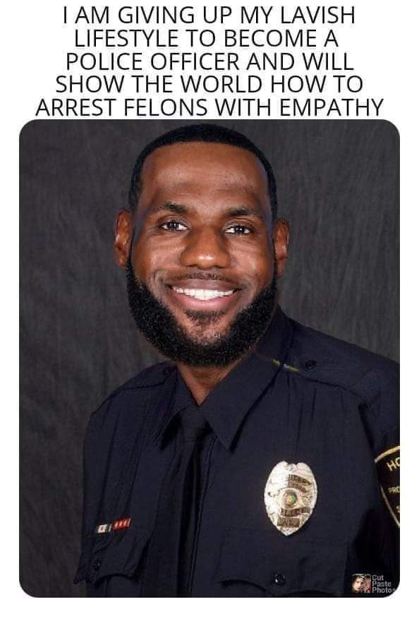 ron_smith_'s tweet photo. #LeBron #thekingJames $Speaks
out #againstinjustice¿  #badboys #badboyz #whatyagonnado(repeat)
#when #kingjames #comeforyou.  #LeBronJames-#CharlesBarkley
        #COP-#CHALLENGE 
Includes:#howto #copaplea
                #handcuff #affectionately
                #taze #painfree https://t.co/LiwLHWF3Fi