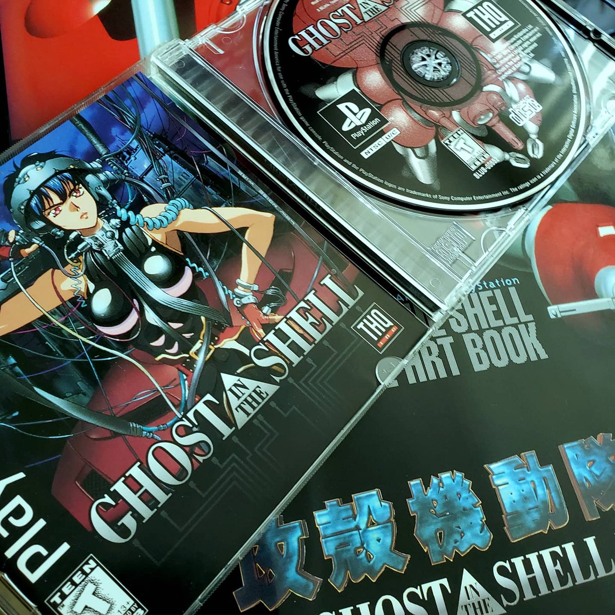 cerosfx's tweet photo. 💥Ghost In The Shell💥 PS1 game + Artbook 1997
#ghostintheshell #gits #ghostintheshellgame #masamuneshirow #ghostintheshellmangamovie #playstation #ps1games #retrogames #retrogaming #twitchtv #fortheboys https://t.co/Z58yu8yy2R