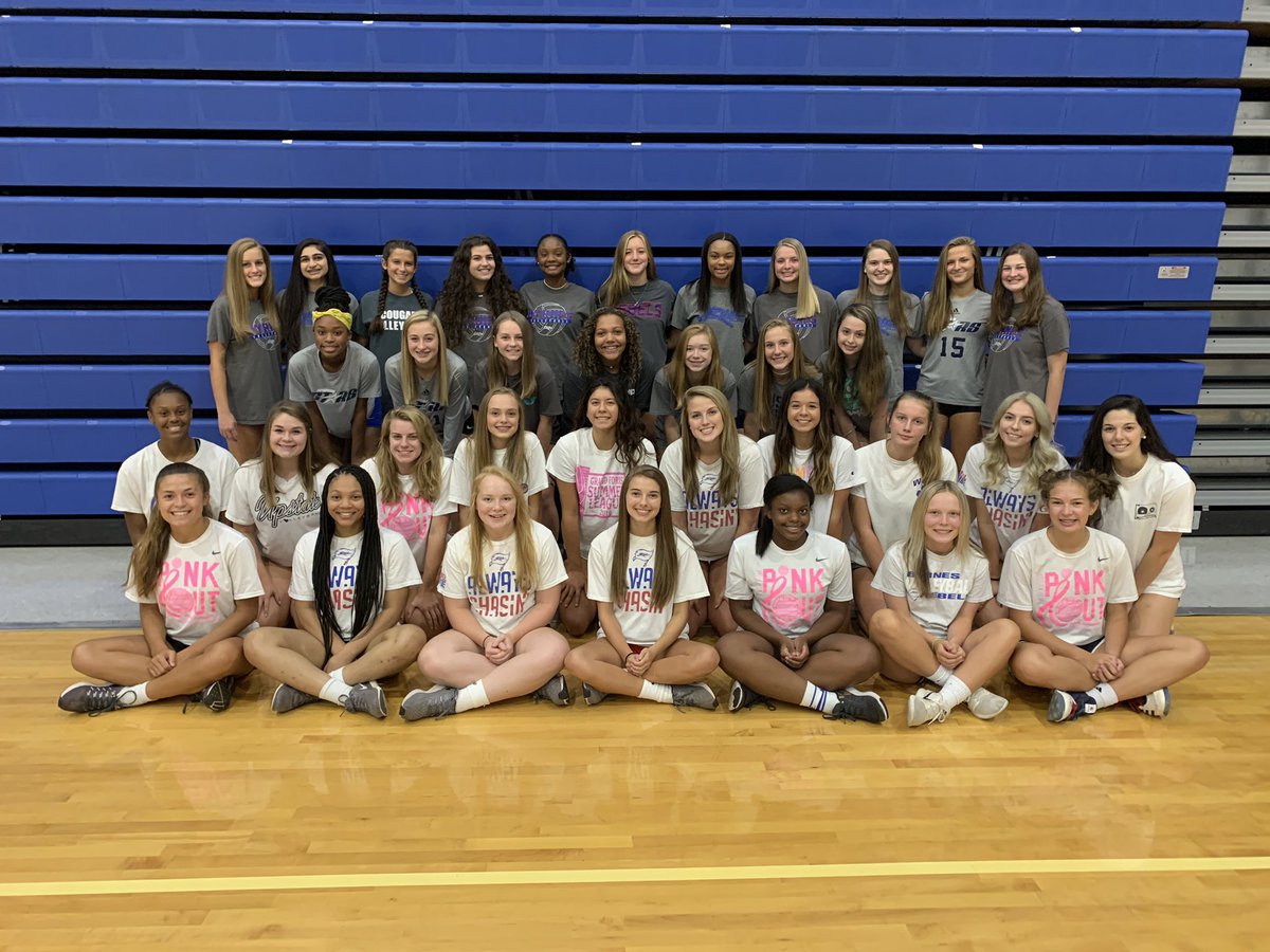 Your 2020 Lady Rebel Volleyball Varsity and JV Teams! ❤️🏐💙