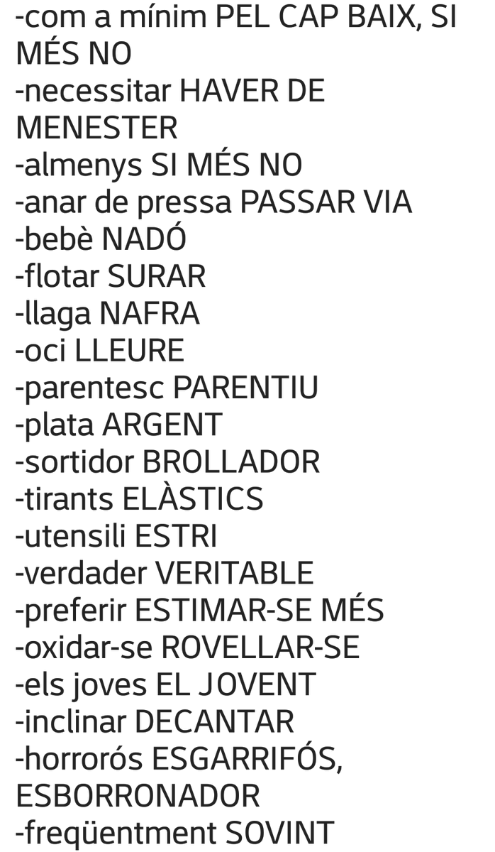Pepsina_Mataro's tweet photo. M'han passat un petit recull de paraules que no hauriem de deixar d'emprar.
M'ajudeu a fer-ne difusió?
Moltes gràcies.
II⭐II https://t.co/mB2OeuLbEm