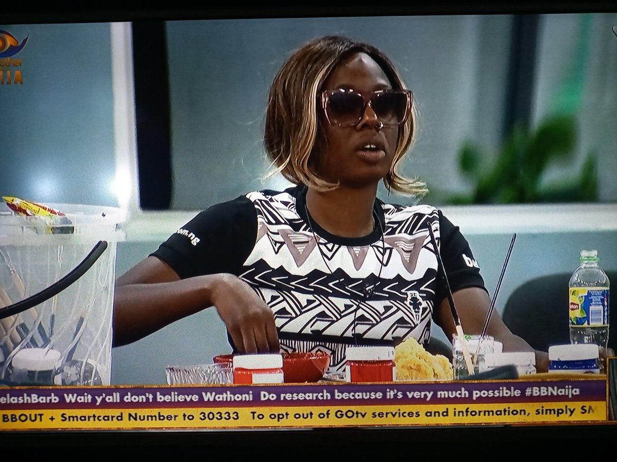 AbeckyRebe's tweet photo. Tolanibaj story in short.
#BBNaija #BigBrotherNaijaLockdown2020
#OZOIsTheStandard
#KudaOnBBNaija
#BreakFreeWithKuda
#bbnaija2020
#BBNaijialockdown2020 https://t.co/QneL83rpaw