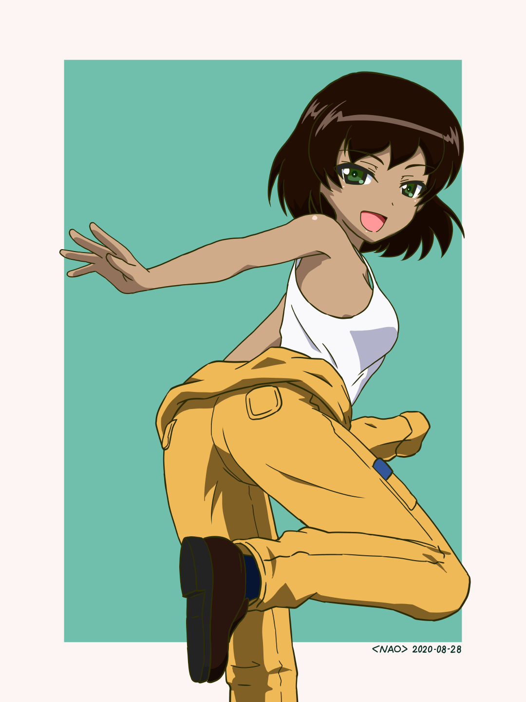 ｎａｏ このタグで初めてのツイートです 皆さん初めまして よろしくお願いします お題から ホシノ を選んで描きました ガルパン版深夜のお絵描き60分一本勝負 07 ガルパン版深夜のお絵描き60分一本勝負 ガルパン Gup ホシノ