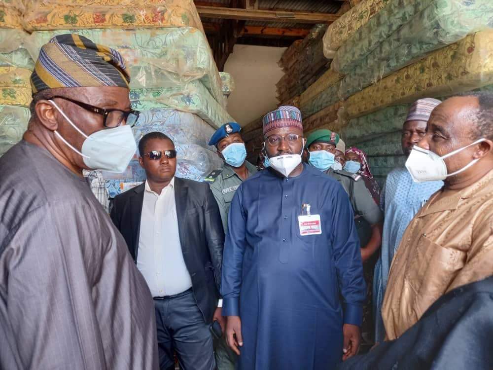 DokajiV's tweet photo. Today 27-08-2020 senator @SenHalliruJika (Dokajin bauchi) paid a vist to Borno State, alongside  him are senator @AbboElisha and @alindume. The purpose of the visit is to ensure peace and stability in Borno State and the entire north eastern region. @OfficialAPCNg https://t.co/dLx9x6JCpJ