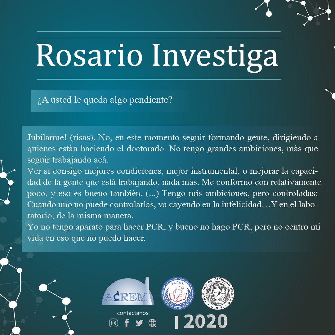 acresrosario's tweet photo. Desde la acrem, te queremos mostrar una de las entrevistas realizadas para nuestra revista en el 2015!
El entrevistado es el Dr. Alfredo Rigalli, docente de la Facultad de Ciencias Médicas de la Universidad Nacional de Rosario.
#ACREM #RevistaCientifica https://t.co/qHKup8GQkY